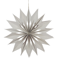  Kassia felakasztható dísz fehér hópehely 50 cm karácsonyi dekoráció