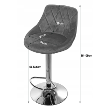  KAST bársony ülőke - bézs bársony / arany lábazat x 2 bútor