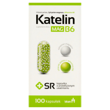 Katelin MAG B6, 100 kapszula - Kettős Magnézium Erő B6-vitaminnal, 100 kapszula vitamin és táplálékkiegészítő