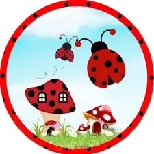  Katicabogár témájú tortaostya,ostyakép sütés és főzés