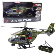  Katonai helikopter fényekkel és hangokkal 1:12 helikopter és repülő