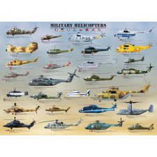 Katonai helikopterek 1000 darabos puzzle puzzle, kirakós