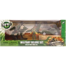  Katonai jármű és figura készlet játékfigura