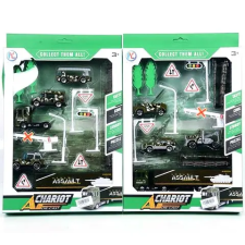  Katonai járművek kiegészítőkkel kétféle változatban autópálya és játékautó