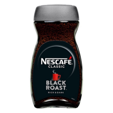 Kávé instant NESCAFE Black Roast üveges 200g kávé