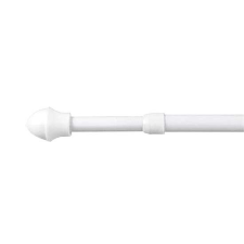  Kávéházi karnis d=12mm  50-85cm fehér 12.40.01.055 karnis, függönyrúd