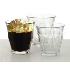 . Kávéspohár, üveg, 6db-os szett, 16cl, "Retro" alapvető élelmiszer