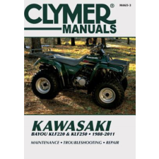  Kawasaki Bayou Klf220 & Klf250 ATV Repair Manual – Editors of Clymer Manuals idegen nyelvű könyv