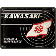 Kawasaki – Service and Maintenance - Fémtábla dekoráció