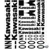  Kawasaki Z1000 szett matrica