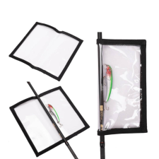 KBL-1321 Átlátszó PVC horgászcsali tároló 5 db csali