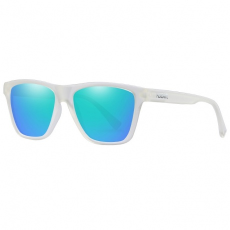 KDEAM Lead 6 napszemüveg, Transp & White / Blue Green