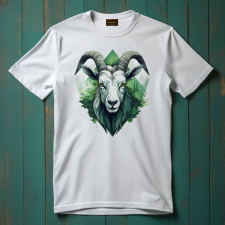  Kecske póló (Férfi)(Áttetsző) férfi póló