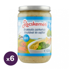 Kecskeméti brokkolis csirkehús tésztával és sajttal, 8 hó+ (6x220 g) bébiétel