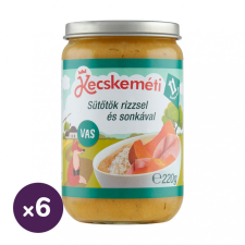 Kecskeméti sütőtök rizzsel és sonkával, 11 hó+ (6x220 g) bébiétel