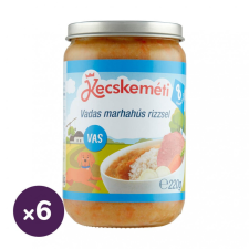 Kecskeméti vadas marhahús rizzsel, 8 hó+ (6x220 g) bébiétel