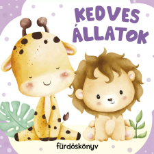 Kedves állatok puha fürdőskönyv készségfejlesztő