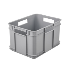  Keeeper Euro-box M Tároló doboz 16L 35x27x22cm eco Szürke bútor
