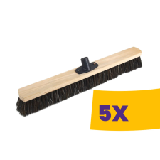 Kefa Fa terempartvis fej kevert lószőrrel 60cm (Karton - 5 db) takarító és háztartási eszköz