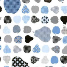  Kék almák körték öntapadós tapéta 45cmx2m tapéta, díszléc és más dekoráció