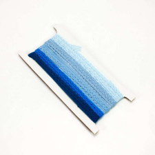  Kék árnyalatai csipke 1cm széles 5x2m/csomag rövidáru