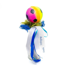  Kék ballagási csokor színes labdával ajándéktárgy