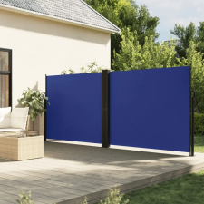  kék behúzható oldalsó napellenző 160 x 600 cm kerti bútor