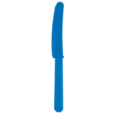  Kék Bright Royal Blue evőeszköz, kés babaétkészlet