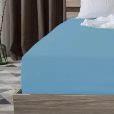  Kék gumis lepedő 220 x 240 cm lakástextília