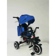 Kék háromkerekű sportrike bicikli lábbal hajtható járgány