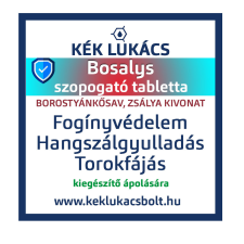 Kék-Lukács Kék Lukács Bosalys szájüreg fertőtlenítő rágótabletta (afta, fogínygyulladás) 30db gyógyhatású készítmény
