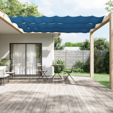 Kék oxford-szövet függőleges napellenző 60x1200 cm kerti bútor