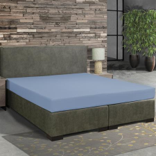  Kék prémium bambuszos gumis lepedő 90x200 cm és 100x220 cm-es matracra lakástextília