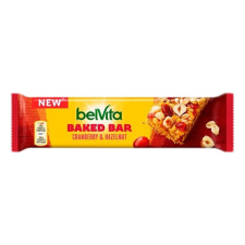  Keksz BELVITA Baked Bar vörösáfonyás-mogyorós 40g csokoládé és édesség