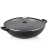 Kela Calido Wok fedővel 36 cm fekete öntöttvas (4025457124754)