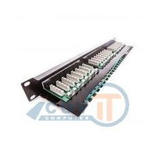 KELine Giga KOMPAKT Cat.5E patch panel 24xRJ45/u kábel és adapter