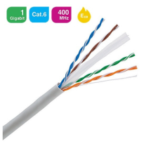 KELine KE-Line Cat6 (U/UTP) PVC árnyékolatlan fali kábel kábel és adapter
