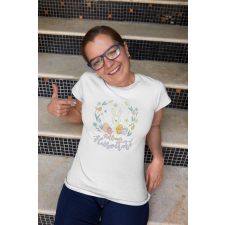  Kellemes húsvétot fehér póló egyedi ajándék