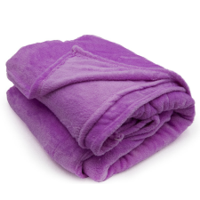 Kellemes tapintású puha plüss takaró - lila pléd, 200*230cm (BBCD) lakástextília