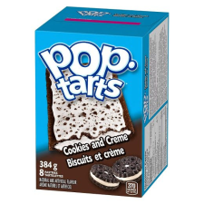  Kelloggs Pop Tarts Cookies and Creme csokis kekszes sütemény 384g csokoládé és édesség