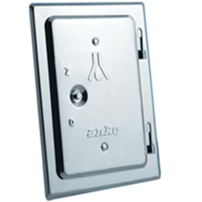  Kéményajtó 160x280 mm horganyzott merevített (11340) hűtés, fűtés szerelvény