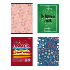  Keményfedeles füzet A4, 96 lapos, négyzetrácsos, MIX Unipap füzet