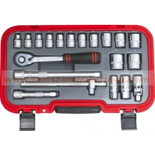 Kennedy metrikus dugókulcs készlet 1/2" meghajtóval (20 db-os) - KEN5827983K dugókulcs