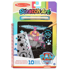 Kensho Melissa & Doug: Mancs őrjárat képkarc füzet - Skye kreatív és készségfejlesztő
