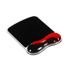 Kensington Crystal Mouse Pad Wave (géltöltésű csuklótámassz) vörös-fekete egéralátét asztali számítógép kellék