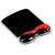 Kensington Egérpad csuklótámasszal (Duo Gel Mouse Pad with Integrated Wrist Support - Red/Black)