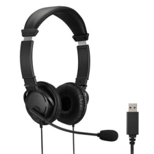 Kensington Fejhallgató KENSINGTON mikrononos USB-A csatlakozóval fülhallgató, fejhallgató