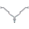Kensington SmartFit One-Touch Height Adjustable Dual Monitor Arm Silver
