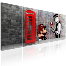 Kép - Brick Graffiti I 225x90 grafika, keretezett kép