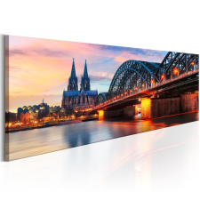 Kép - Cologne, Germany 135x45 grafika, keretezett kép